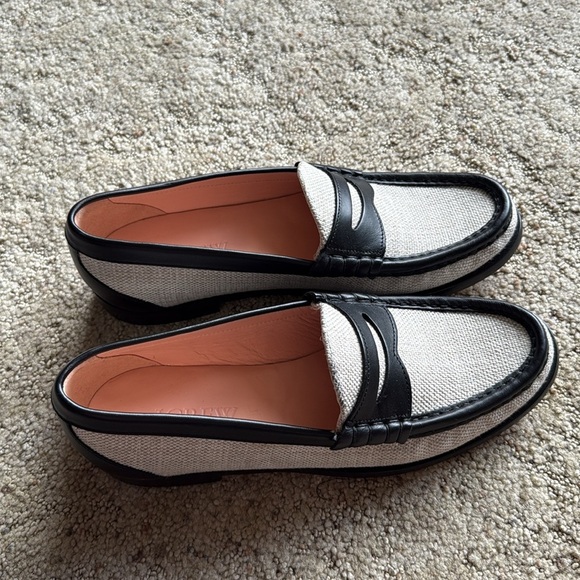 J. Crew Winona Penny Loafers in Spanish Canvas - Picture 4 of 8